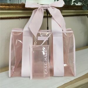 Case-Mate Jelly Tote Shoulder Bag Ballet Pink Afternoon Rosé